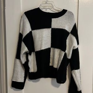 Bershka Checkerboard Sweater